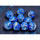 Chessex Mfg Co Llc -  Brushed Dice: Wavebreak With Gold Set Of Ten D10 Dice Set