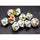 Chessex Mfg Co Llc -  Brushed Dice: Breezy With Blue Set Of Ten D10 Dice Set