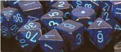 Chessex Mfg Co Llc -  7Ct Speckled Poly Cobalt Dice Set