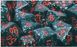 Chessex Mfg Co Llc -  7Ct Speckled Poly Space Dice Set