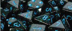 Chessex Mfg Co Llc -  D6 -- 16Mm Speckled Dice - Blue Star - 12Ct