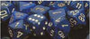 Chessex Mfg Co Llc -  D6 -- 12Mm Speckled Dice - Goldon Cobalt - 36Ct