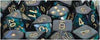 Chessex Mfg Co Llc -  D6 -- 16Mm Scarab Dice - Jade/Gold - 12Ct