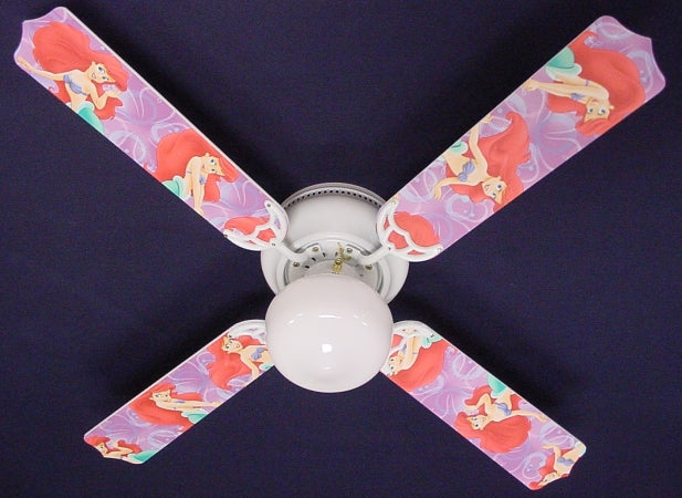 Ceiling Fan Designers 42FAN-DIS-DLMA Disney Little Mermaid Ariel Ceiling Fan 42 in.