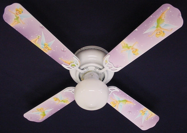 Ceiling Fan Designers 42FAN-DIS-TPFP Tinkerbell Fairy Purple Ceiling Fan 42 in.