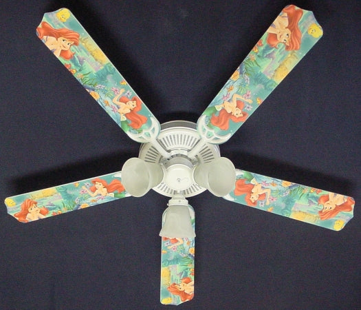 Ceiling Fan Designers 52FAN-DIS-DLMA Disney Little Mermaid Ariel Ceiling Fan 52 in.