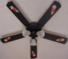 Ceiling Fan Designers 52FAN-KIDS-FSB Flaming Soccer Balls Ceiling Fan 52 in.