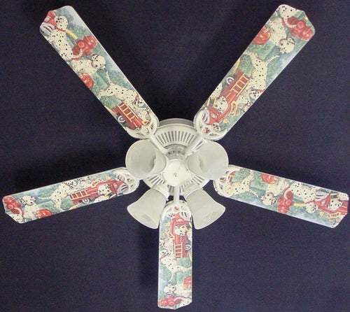 Ceiling Fan Designers 52FAN-KIDS-KDFT Dalmations Fire Truck no.1 Ceiling Fan 52 in.