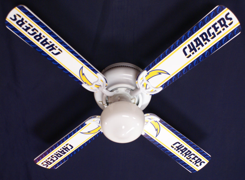Ceiling Fan Designers 42FAN-NFL-SAN NFL San Diego Chargers Football Ceiling Fan 42 In.