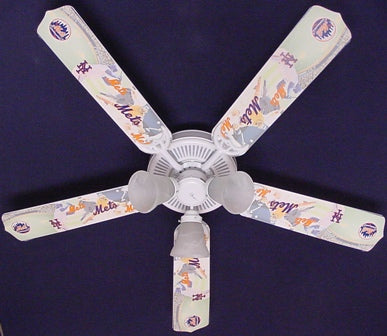 Ceiling Fan Designers 52FAN-MLB-NYM MLB York Mets Baseball Ceiling Fan 52 In.