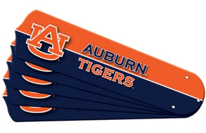 Ceiling Fan Designers 7990-AUB New NCAA AUBURN TIGERS 52 in. Ceiling Fan Blade Set