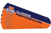 Ceiling Fan Designers 7992-ILL New NCAA ILLINOIS FIGHTING ILLINI 42 in. Ceiling Fan Blade Set