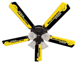 Ceiling Fan Designers 7995-IOW New NCAA IOWA HAWKEYES 52 in. Ceiling Fan