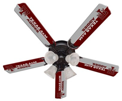 Ceiling Fan Designers 7995-TAM New NCAA TEXAS A&M AGGIES 52 in. Ceiling Fan