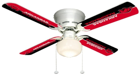 Ceiling Fan Designers 7999-ARK New NCAA ARKANSAS RAZORBACKS 42 in. Ceiling Fan