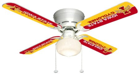 Ceiling Fan Designers 7999-ISU New NCAA IOWA STATE CYCLONES 42 in. Ceiling Fan