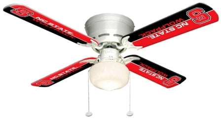 Ceiling Fan Designers 7999-NCS New NCAA NC STATE WOLFPACK 42 in. Ceiling Fan