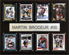C & I Collectables 1215BRODEUR8C NHL Martin Brodeur New Jersey Devils 8 Card Plaque