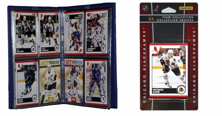 C & I Collectables 2010BHAWKSTS NHL Chicago Blackhawks Licensed 2010 Score Team Set and Storage Album