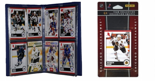 C & I Collectables 2010BHAWKSTS NHL Chicago Blackhawks Licensed 2010 Score Team Set and Storage Album