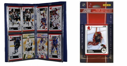 C & I Collectables 2010FLAPANTS NHL Florida Panthers Licensed 2010 Score Team Set and Storage Album