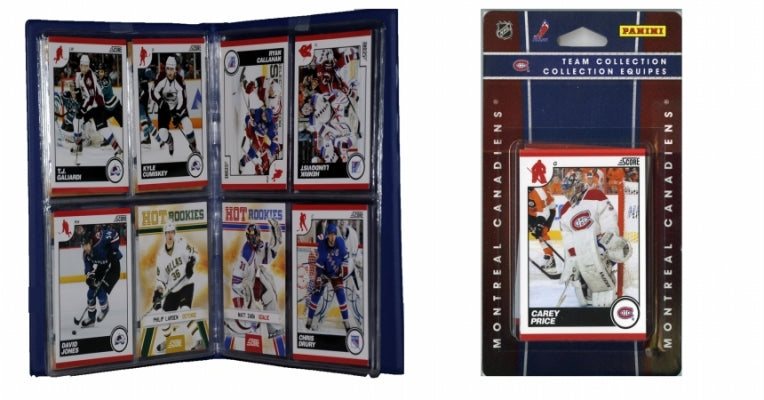 C & I Collectables 2010HABSTS NHL Monteal Canadiens Licensed 2010 Score Team Set and Storage Album