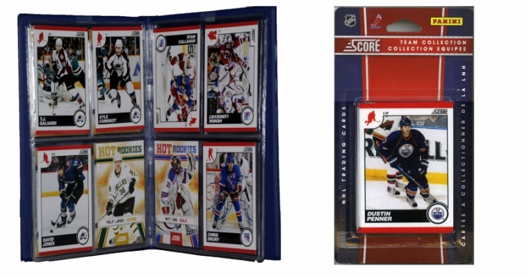 C & I Collectables 2010OILERSTS NHL Edmonton Oilers Licensed 2010 Score Team Set and Storage Album