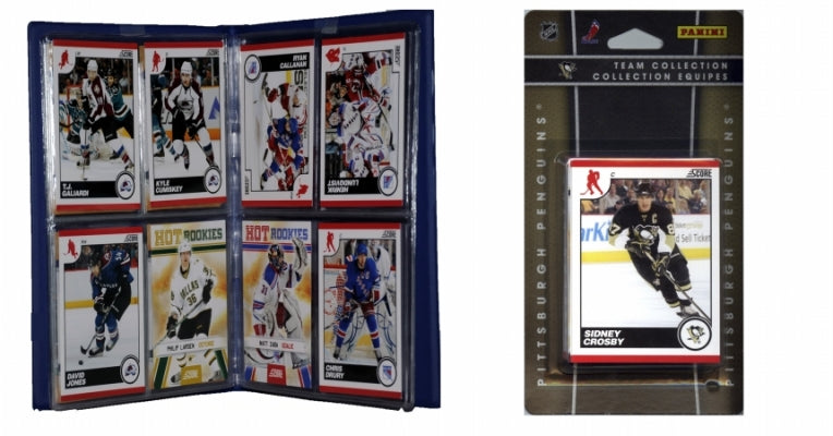 C & I Collectables 2010PENGUINSTS NHL Pittsburgh Penguins Licensed 2010 Score Team Set and Storage Album