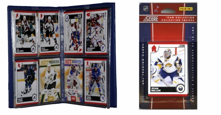 C & I Collectables 2010SABRESTS NHL Buffalo Sabres Licensed 2010 Score Team Set and Storage Album