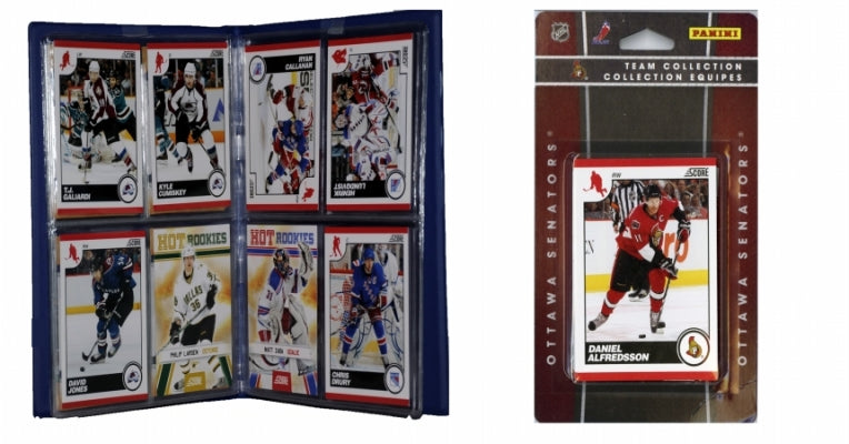 C & I Collectables 2010SENATORSTS NHL Ottawa Senators Licensed 2010 Score Team Set and Storage Album