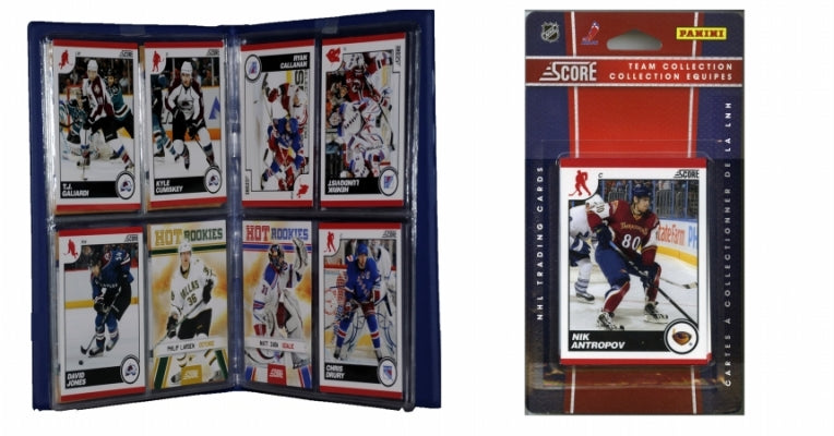C & I Collectables 2010THRASHTS NHL Atlanta Thrashers Licensed 2010 Score Team Set and Storage Album