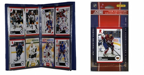 C & I Collectables 2010THRASHTS NHL Atlanta Thrashers Licensed 2010 Score Team Set and Storage Album