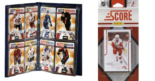 C & I Collectables 2011RWINGSTS NHL Detroit Red Wings Licensed 2011 Score Team Set and Storage Album