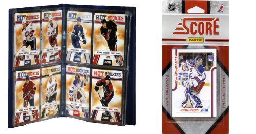 C & I Collectables 2011NYRTS NHL New York Rangers Licensed 2011 Score Team Set and Storage Album