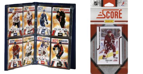 C & I Collectables 2011COYOTESTS NHL Phoenix Coyotes Licensed 2011 Score Team Set and Storage Album