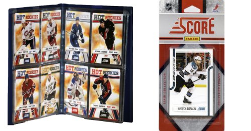 C & I Collectables 2011SHARKSTS NHL San Jose Sharks Licensed 2011 Score Team Set and Storage Album
