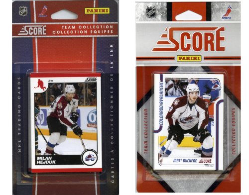 C & I Collectables AVS2TS NHL Colorado Avalanche Licensed Score 2 Team Sets