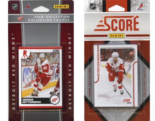 C & I Collectables RWINGS2TS NHL Detroit Red Wings Licensed Score 2 Team Sets