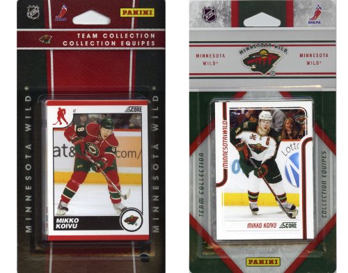 C & I Collectables WILD2TS NHL Minnesota Wild Licensed Score 2 Team Sets