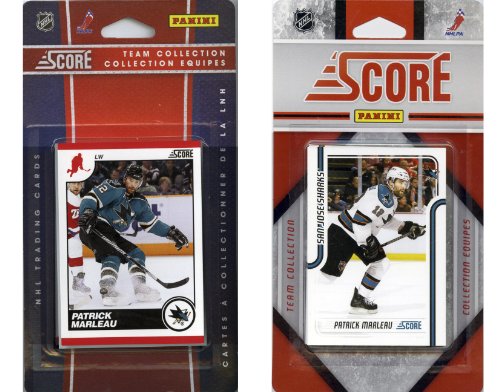 C & I Collectables SHARKS2TS NHL San Jose Sharks Licensed Score 2 Team Sets
