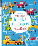Wipe-Clean Trucks and Diggers Activities - Gareth Williams - Usborne Books