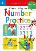 Write-And-Repeat Number Practice: Scholastic Early Learners (Write-And-Repeat) - Scholastic - Cartwheel Books