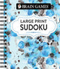 Brain Games - Large Print Sudoku (Floral) - Publications International Ltd - Publications International, Ltd.