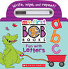My First Bob Books - Fun with Letters Wipe-Clean Board Book Abcs, Up to Age 5 (Reading Readiness) [With Marker] - Scholastic - Scholastic Inc.
