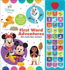 Disney Baby: First Word Adventures Sound Book [With Battery] - Pi Kids - Pi Kids