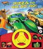 Hot Wheels Let's Race: Pizza to Go, Go, Go! Sound Book [With Battery] - Pi Kids - Pi Kids