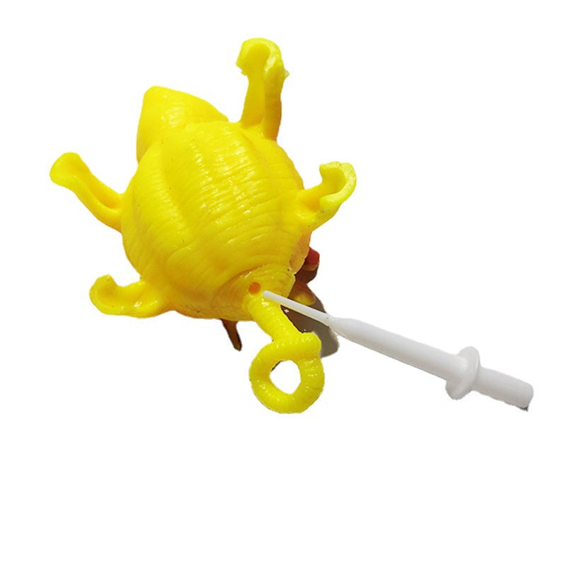 Sensuality Emporium - Kids Funny Blowing Animals Inflate Dinosaur Vent Balls Antistress Hand Balloon Fidget Party Sports Games Toys for Children Gift