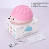 Sensuality Emporium - Cute Hedgehog Nightlights Colorful Lamp Dimmable Bedroom Decoration Led Lights Push Bubble Toys for Kids Creative Birthday Gift