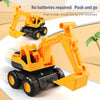oh my god - New Excavator Engineering Car Children's Smash Resistant Toy Sliding Forklift Anti - Bucking Truck Boys Dig Sand Sand Atv