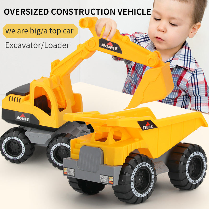 oh my god - Children's toys engineering large skip boy toy truck model